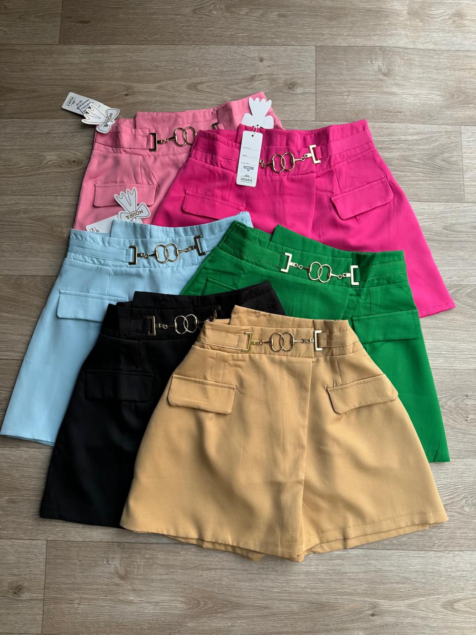 Short pollera de sastreria
