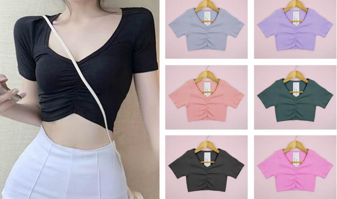 Top fruncido manga corta | 30.000gs P M G GG