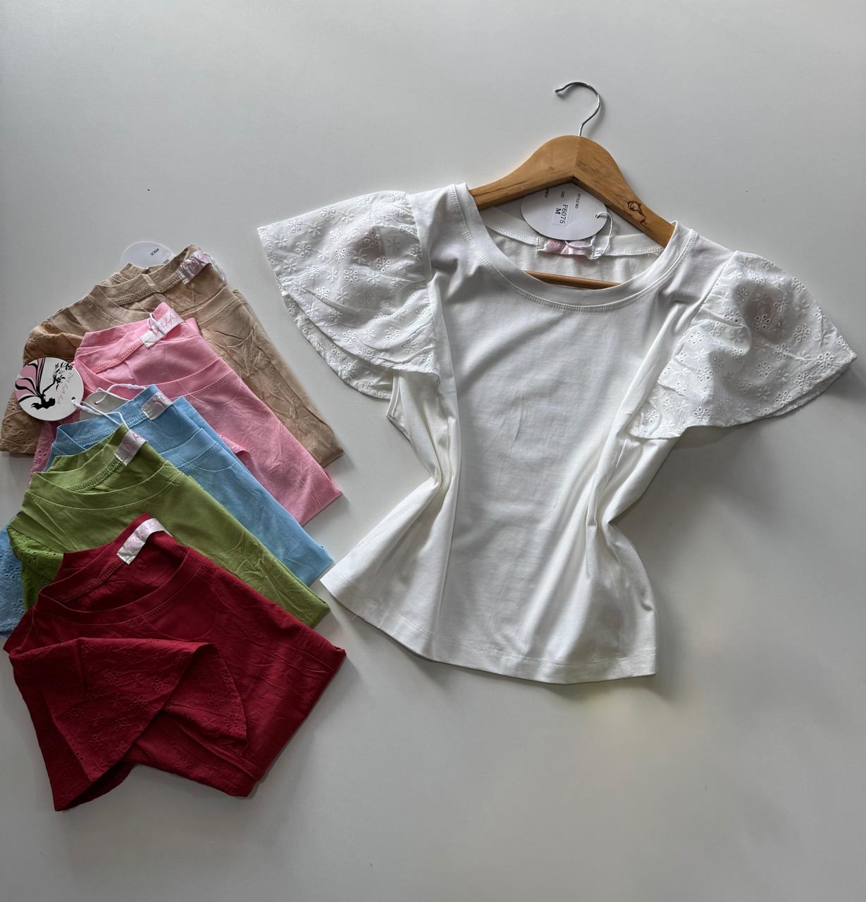 Remera algodón elastizado