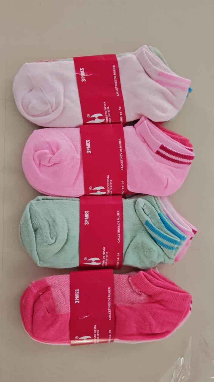 Medias 3 pares por 5.000gs