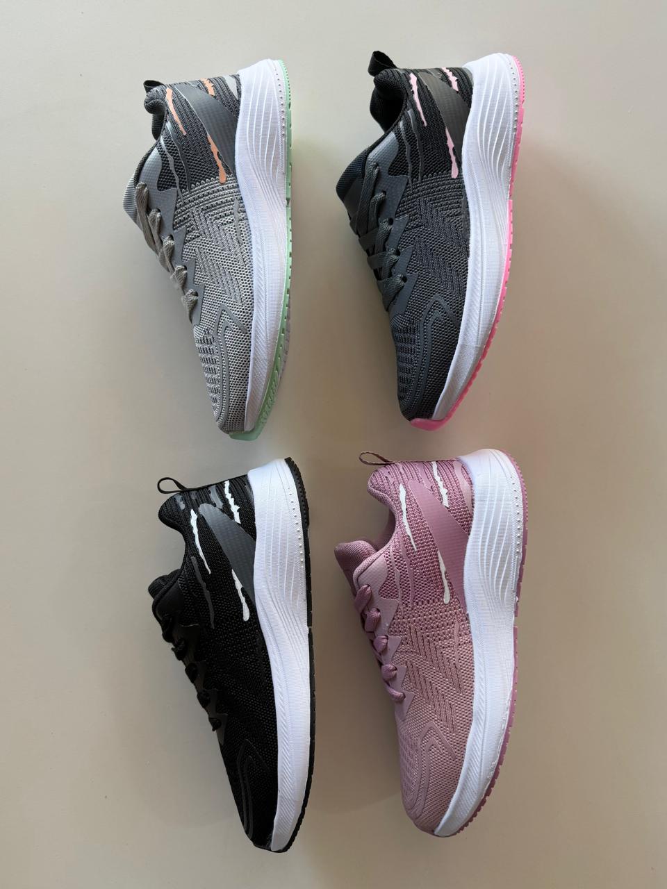 Zapatillas 4 tonos bellos