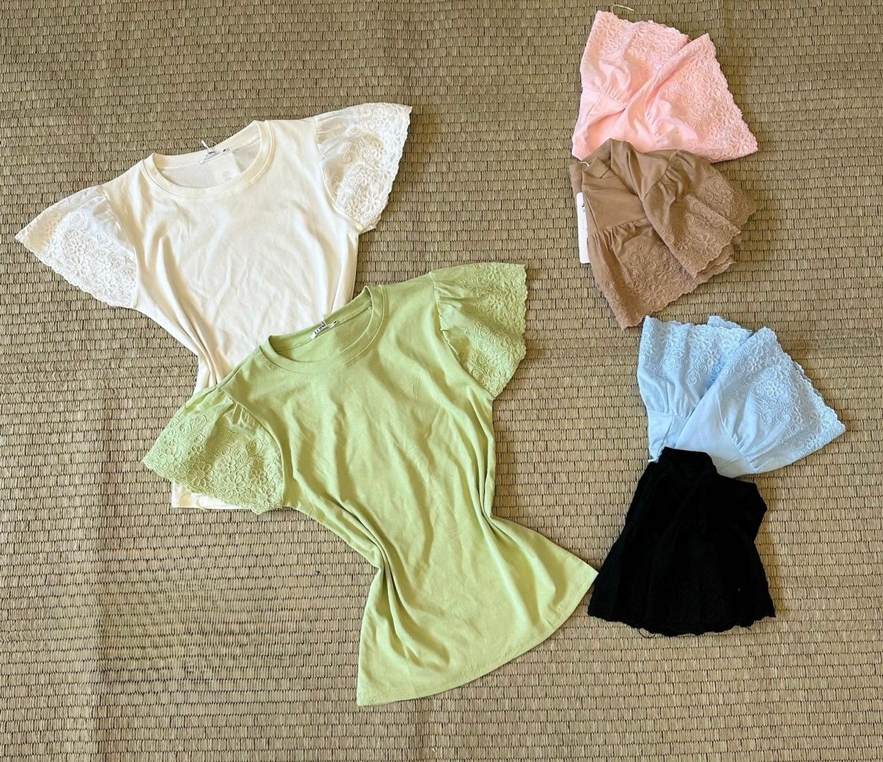 Remeritas con manga de encaje (Mod. 2)