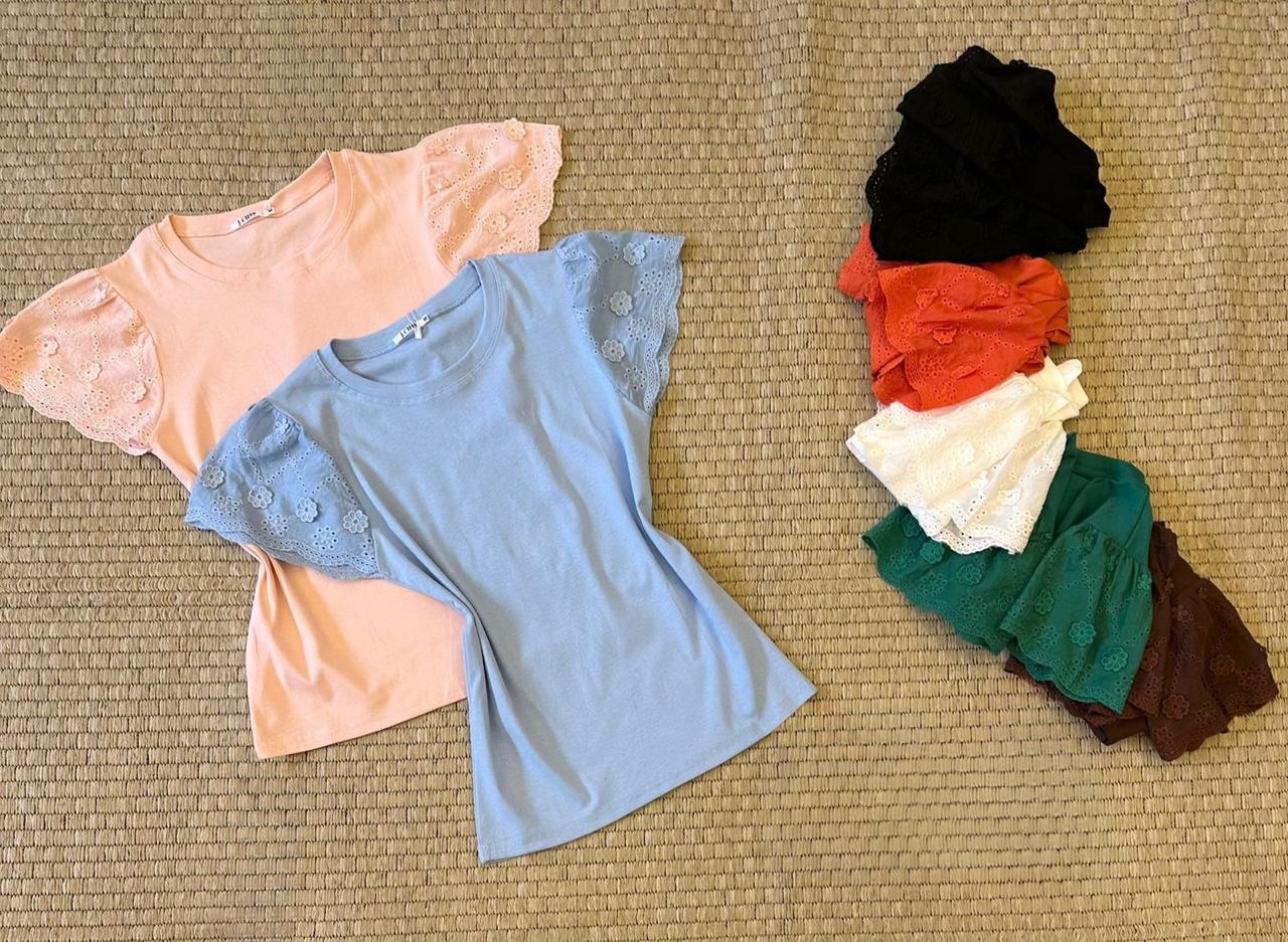 Remeritas con manga de encaje (Mod. 3)