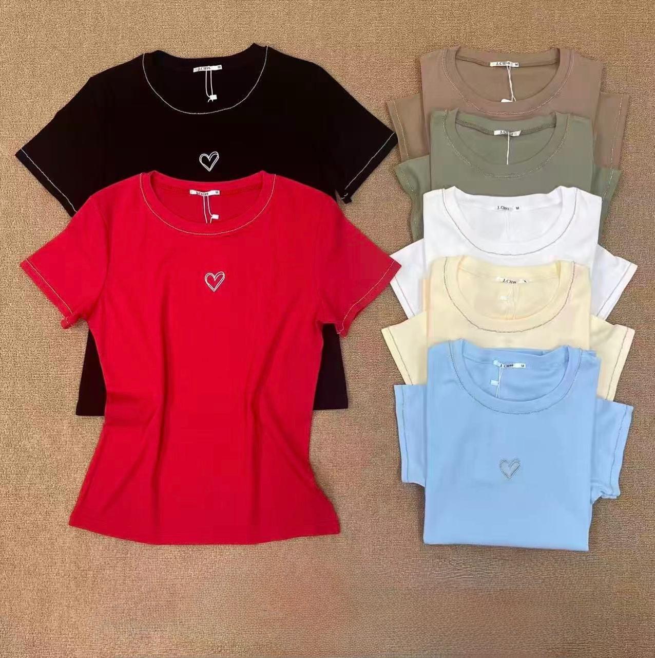 Remeritas de algodón con corazón